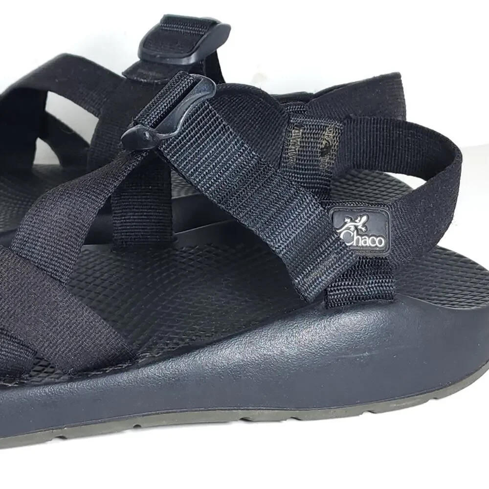 Chaco Men's Z Cloud Size US11 Black Strappy Outdoor Sport Sandals Shoes